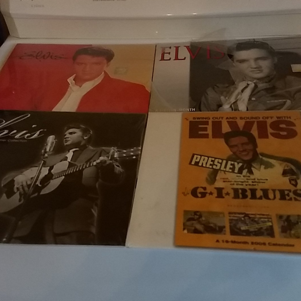 Four new Elvis Presley 16 month calendars